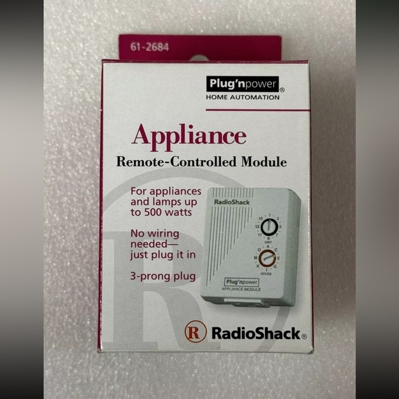 Radio Shack Other - Radio Shack Plug’n Power Heavy-Duty Appliance Module, 500 Watts, Works On X10.